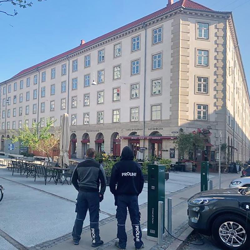 Relining af 69 faldstammer og strømpeforing. Borups Plads, København