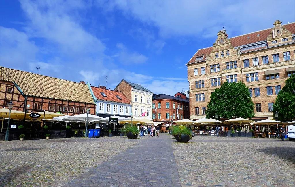 Lilla torg i Malmö.